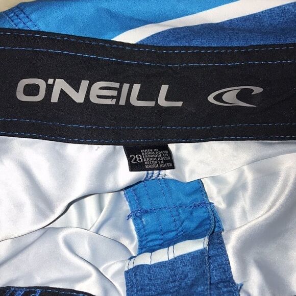 O'Neill Men's Swimwear Multicolor Stripes Single Pocket Surf/Boardshorts Size 28 - Picture 8 of 8